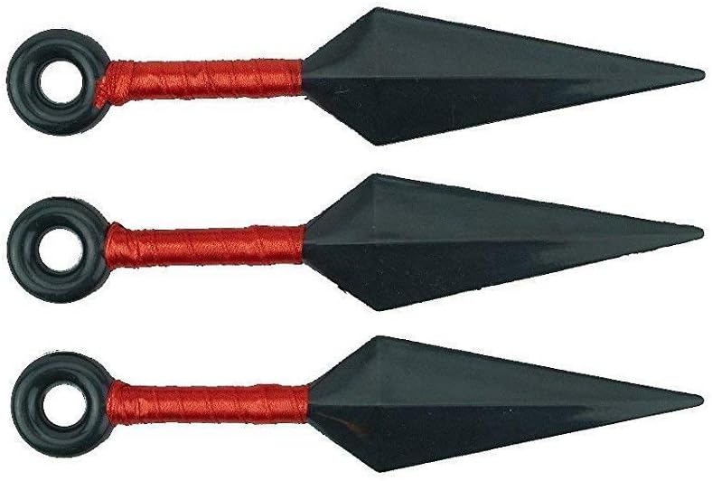 Naruto Anime Cosplay Weapon Medium Kunai Triple Set