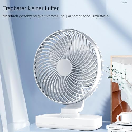 Ventilador personal para combatir el calor en exteriores con flujo regulable 6