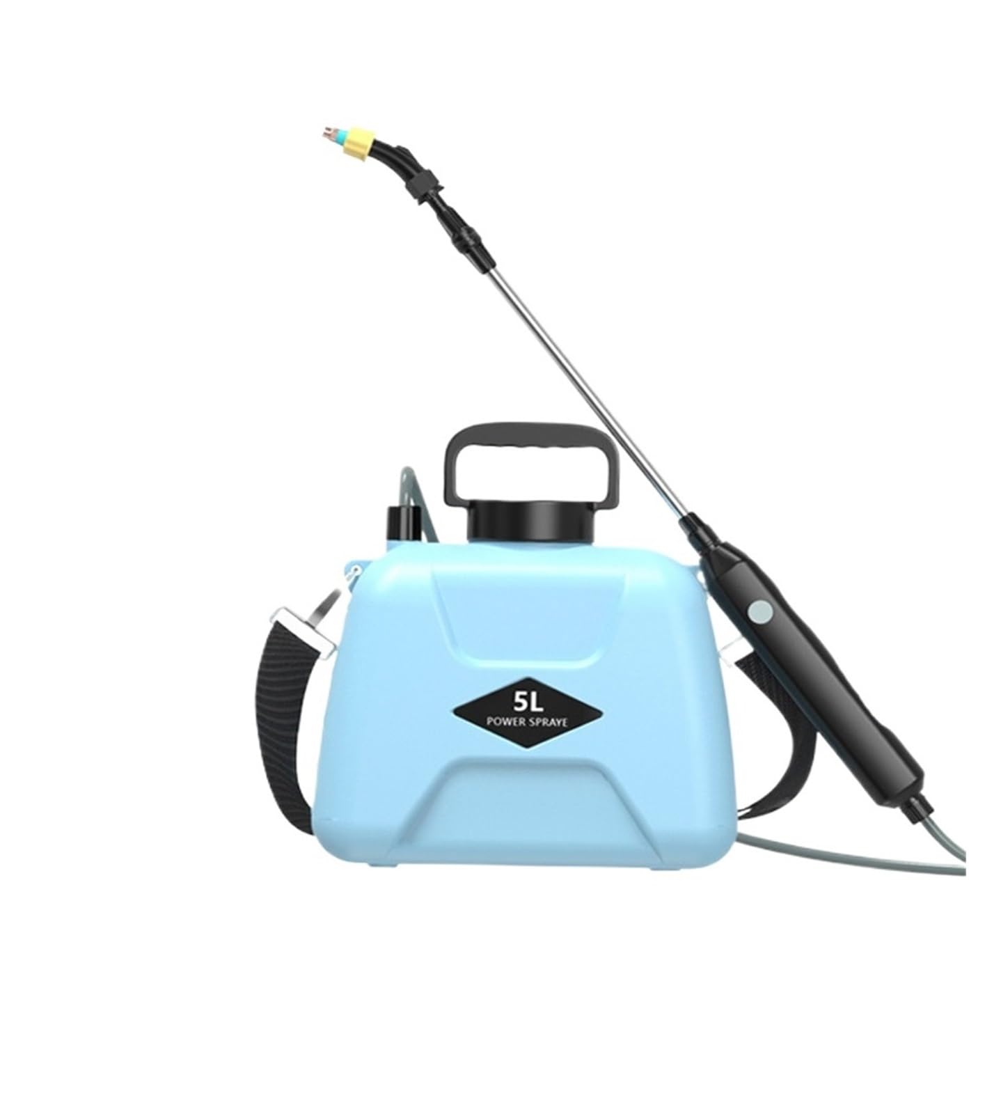 LNHHG 5L Sprinkler Electric Sprayer, Agriculture Tool Watering Can, Atomizing Watering Bottle Water Sprayer USB Rechargeable Sprayer(Blu)