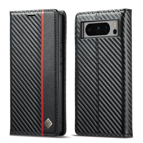 Coque Pixel 8 Pro antichoc à fermoir magnétique et protection hybride carbone