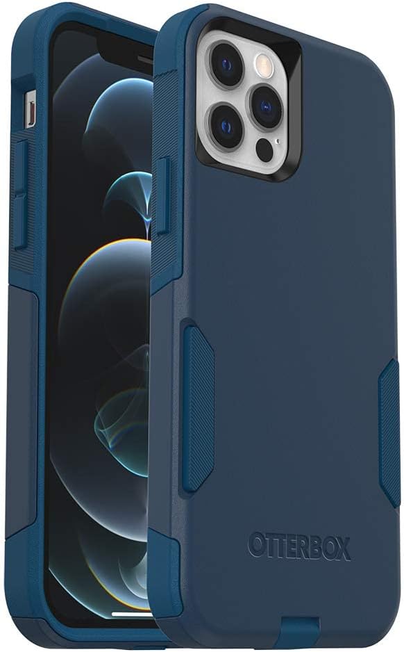 OtterBox Commuter Series Case for iPhone 12 Pro Max - Bespoke Way (Blazer Blue/Stormy SEAS Blue)