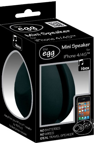 i-box79084B The Egg Speakers - Black