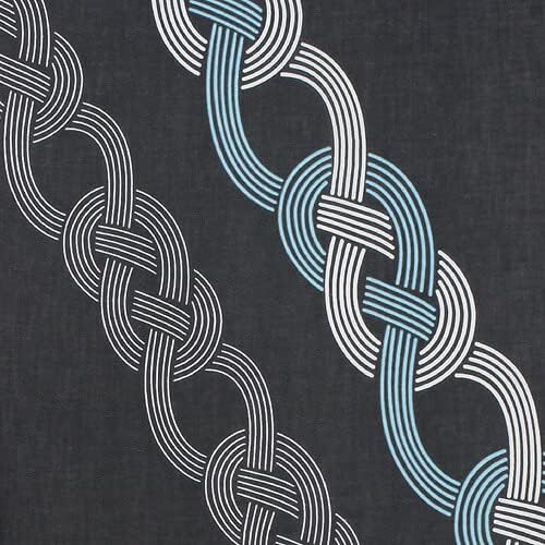 染の安坊 Anbo Tenugui Hand Towel, MIZUHIKI (Blue), Japanese Auspicious Decorative String, 100% Cotton, Made in Japan, 13.8 x 39.4 inches
