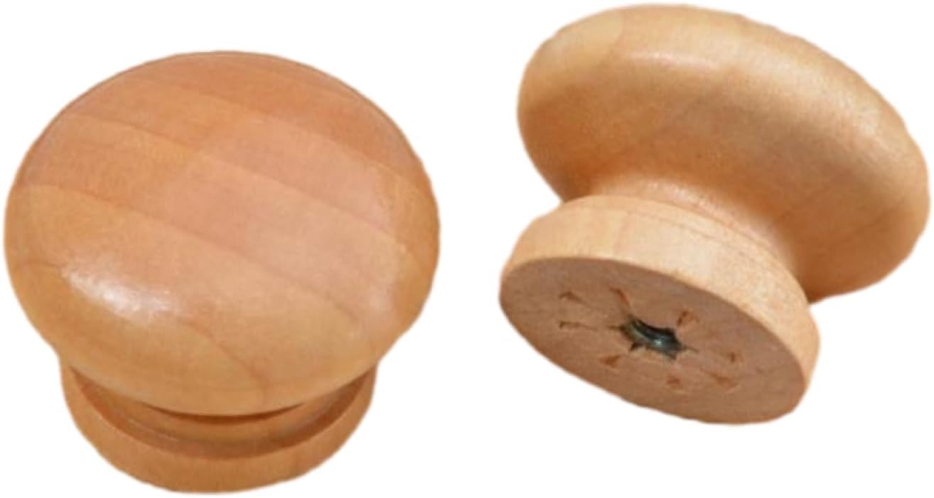 Tnbccxn Ab.1 Diameter 28Mm Cabinet Handles, Cabinet Handles,Furniture Solid Mushroom Drawer Knob 2 Pack(Ab.1 Diameter 28Mm)