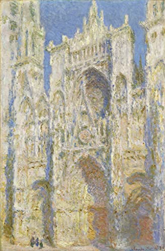 Toile Rouen de Monet : affiche peinture classique et poster 60x90