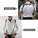 HYIJCSUC Mens Harness Belt Body Shoulder Strap Sexy Halter Club Wear Cosplay Costume Men Chest Harness Black Punk Shoulder Top Belt Strap Punk Rivet Body Harness Bondage Strap Belt for Men