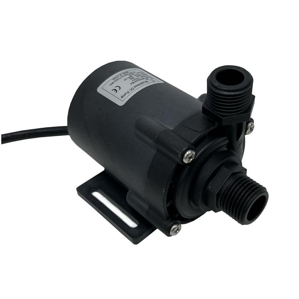 SHYSKY DC55E-24160A 24VDC Mała, energooszczędna bezszczotkowa pompa wodna 80W 16m Lift 2400LPH Niski poziom hałasu, regulacja prędkości, dla cyrkulacji wody Zwiększanie ciśnienia System chłodzenia
