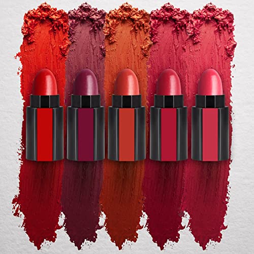 Image of Lecherous 5-in-1 Lipstick 7.5gm| Five Shades In One| Long Lasting, Matte Finish| Non Drying Formula with Intense Color Payoff (Pack Of 2)