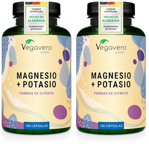 Citrato de magnesium Vegavero suplemento contra el cansancio muscular con sales minerales