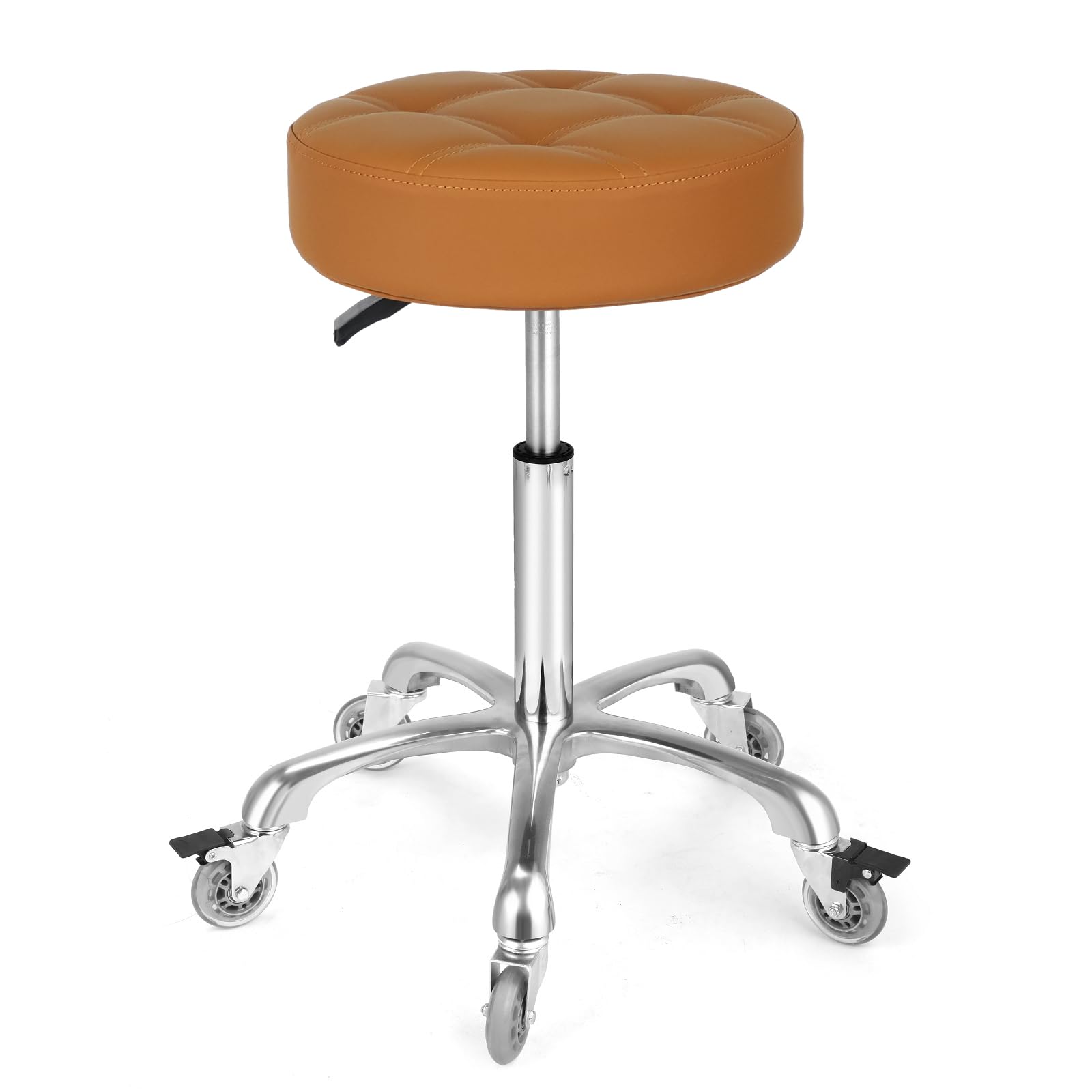 Heavy Duty Rolling Salon Stool - Locking Wheels -1