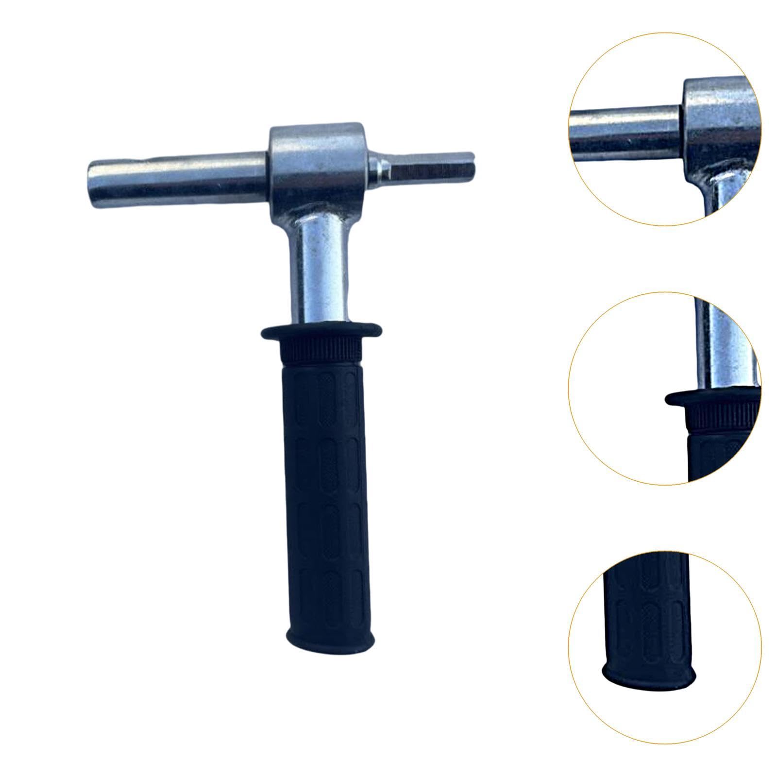 Adapter do wiertarki do lodu, kotwice do połowu pod lodem, narzędzia, akcesoria do połowu pod lodem, ergonomiczny konwerter do wiertarki do ustawiania schronień do połowu pod lodem, średnica 1,8 cm