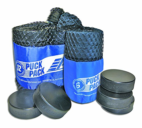 A&R Sports Ice Hockey Puck (Pack Of 6), Black #TOP1