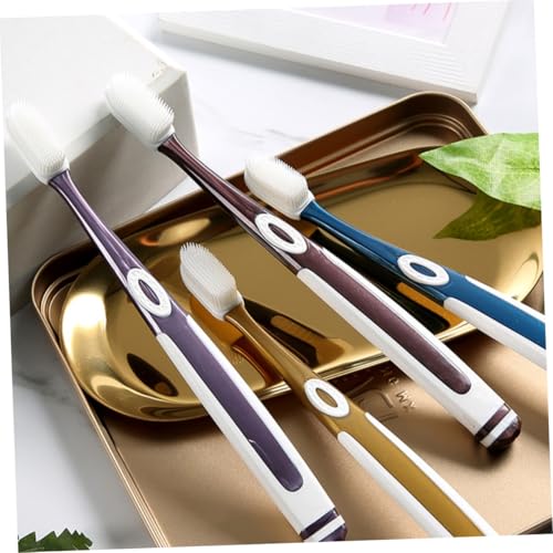 Veemoon 8 Stück Teiliges Weiche Nanofasern Zahnbürsten Ersatzköpfe für Erwachsene Verschleißfest Sanfte Borsten Kompakt und Langlebig für Täglichen Gebrauch zu Hause – Bild 8