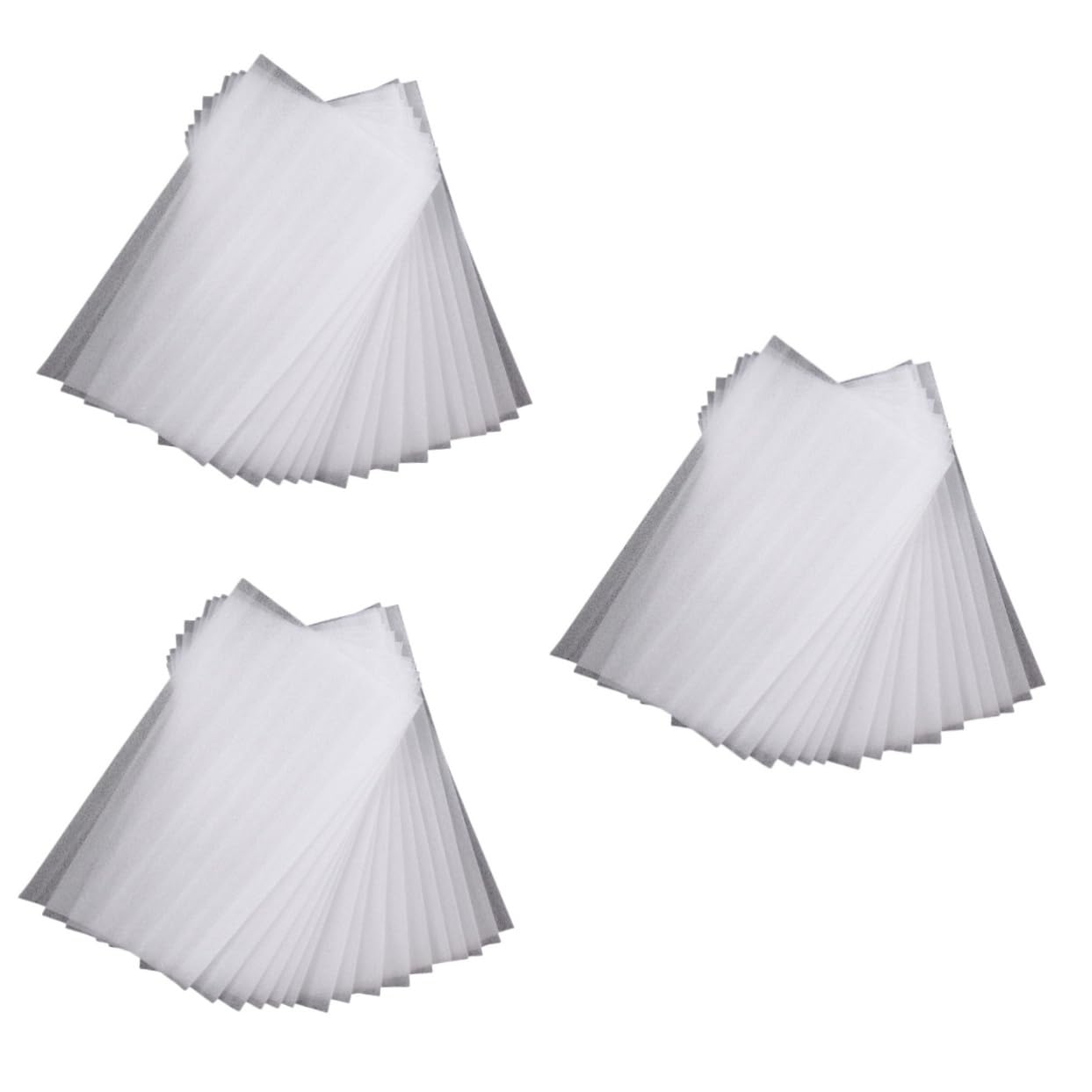 HAPINARY 3sets Hair Coloring Dye Paper Hair Wrap Paper Hairdressing Tool Sheets 50sheets*3