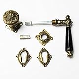  Jugendstil Gründerzeit Haustür- Wohnungstür Beschlag Messing antik #46-PZK-AS