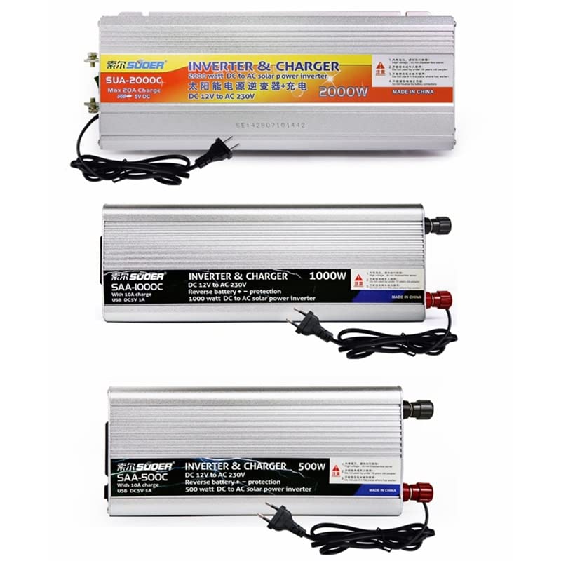 Onduleur 12v 220v hybride 2000W : résolvez le manque de prises auto - 7