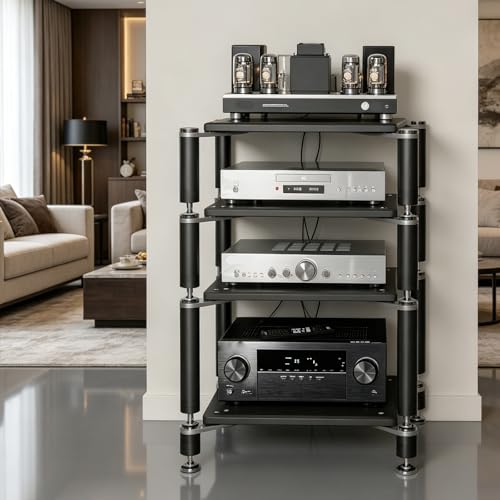 Heavy Duty AV Stand, Open Design’s Audio Racks with Shock-Ab