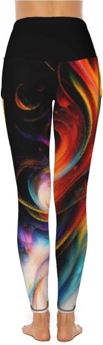 KevaMolly Women's Workout Leggings with Pockets - Thick, High-Waist, 4-Way Stretch Running Yoga Pants - Image 3