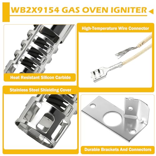 Image of Upgrade WB2X9154 WB13K10027 Gas Range Oven Stove Round Ignitor