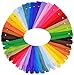 Produktbild Reißverschluss,50 Stück Nylon Teilbarer Reißverschluss Plastik Zipper für Sewing Craft Kleidung Tasche Mäppchen Kissenbezug 25 Farben 23CM
