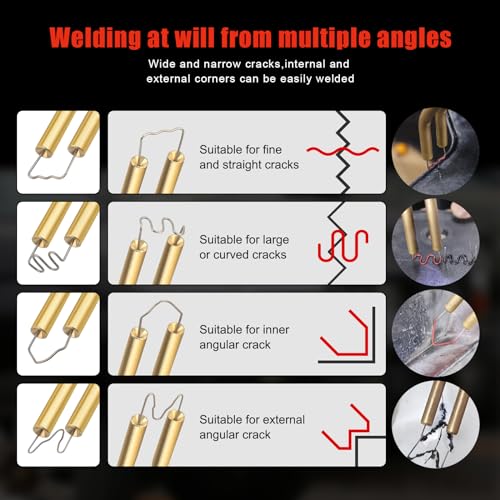 ATOLS Plastic Welder, 1000PCS Staples, Plastic Welding Kit, Hot Stapler Kit, Plastic Welder Gun Kit, Car Bumper Repair Kit, Plastic Repair Kit - Image 5