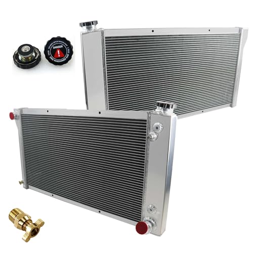 YUFUQIDA 3/4 Row Core Aluminum CU369 RR369N Radiator + 2 x 12
