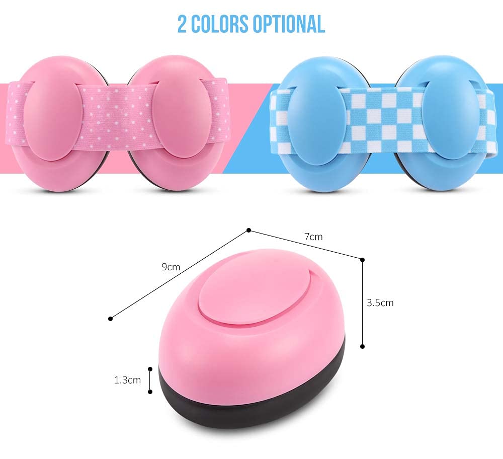 Riloer Baby Sleep Hearing Protector, Baby Earmuff & Case Combo, Soft Ear Protectors, Folding Ear Gloves, Soundproof Earmuffs - Image 4