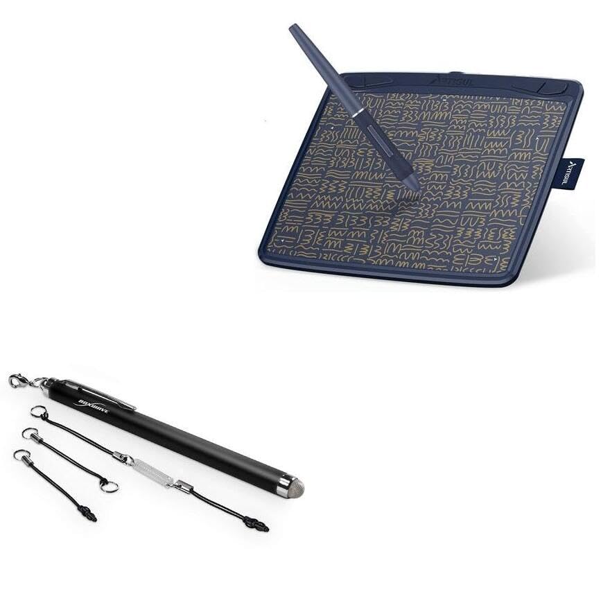 BoxWave Stylus Pen Compatible with Artisul A801 - EverTouch Capacitive Stylus, Fiber Tip Capacitive Stylus Pen - Jet Black