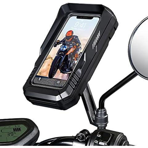Soporte Movil Moto BTNEEU Impermeable Anti Vibración Cover