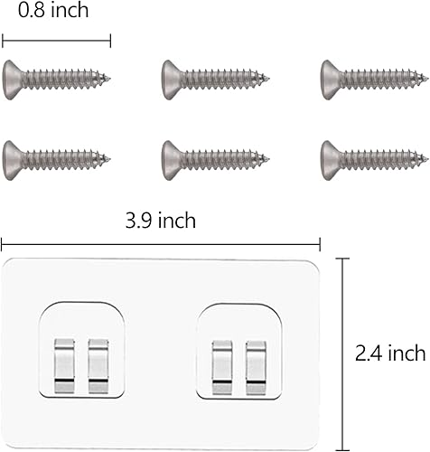 Miniatura 2 de adhesivo adhesivo para organizador de tapa de olla sin perforación o carrito de ducha - transparente