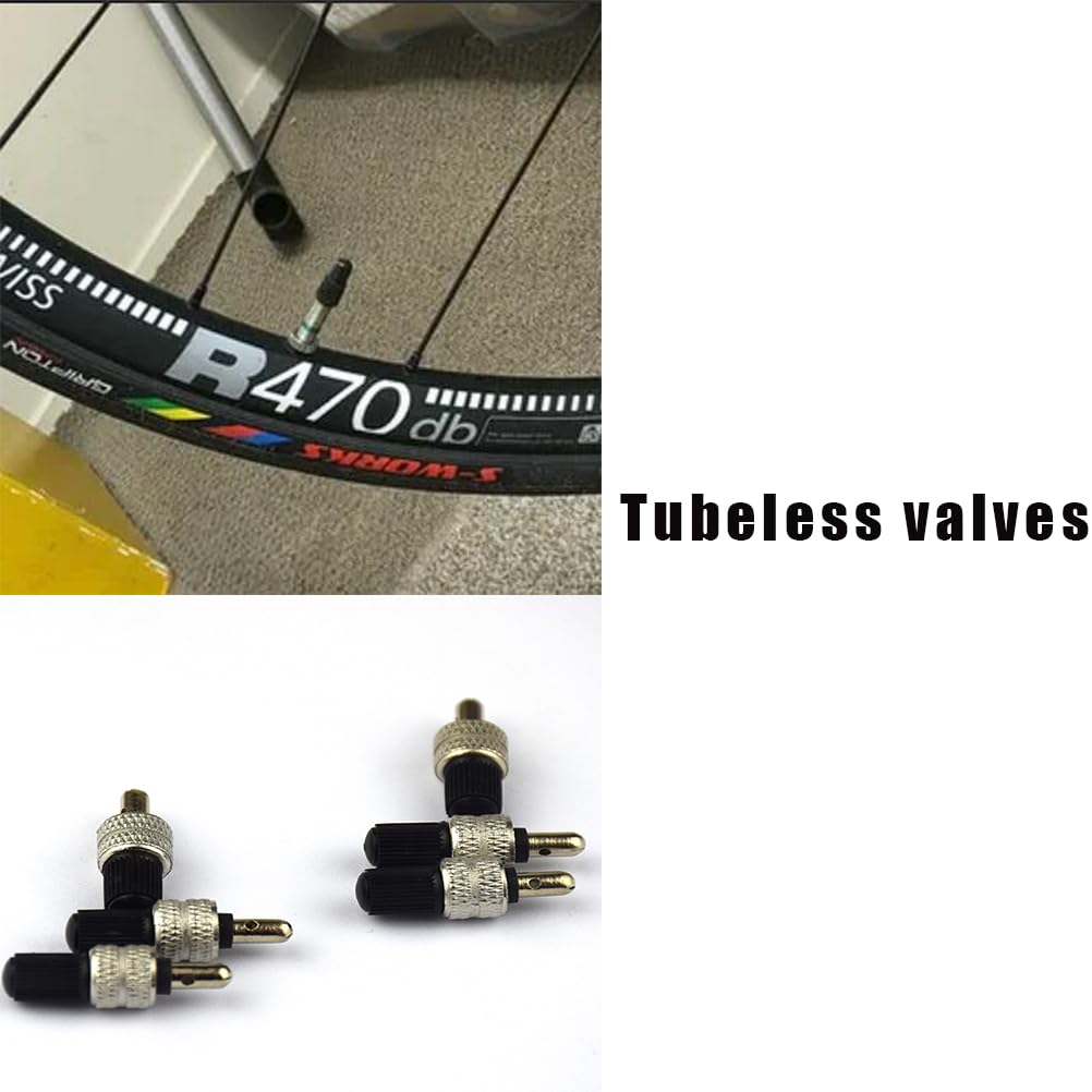 Kit Complet Valve Vélo – 6 Pièces, Valve Dunlop, Capuchons, écrou Jante – Alliage Cuivre-zinc Nickelé, Pour Standard NV/DV/Puky