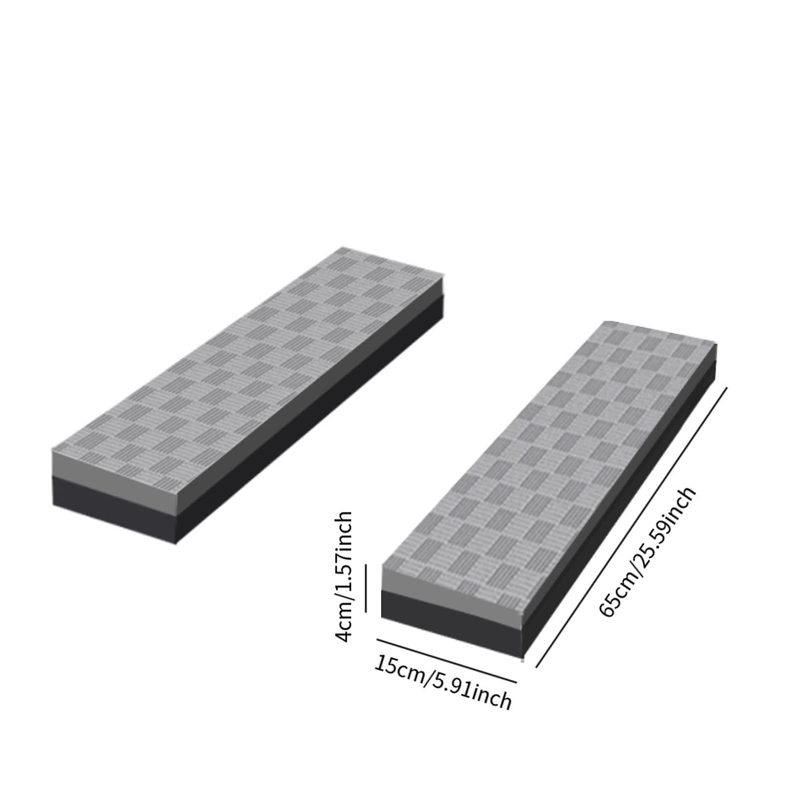 rockible 2 Alfombrillas antivibración para máquina de Coser, para el Cuidado del Suelo, a Prueba de Golpes, Antideslizantes, insonorizadas y silenciosas, de, Negro Gris 4cm