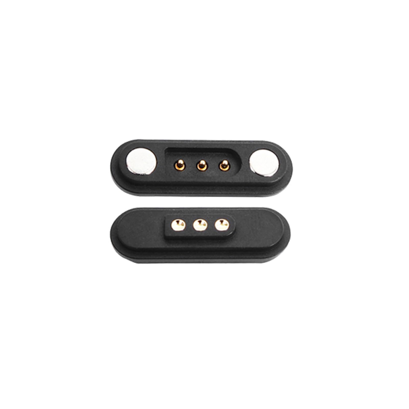 1 Pair 2/3/4/5/6/7/8/9/10/12Pin Magnetic Pogo Pin Connector, Male+Female Spring Loaded Pogopin Connector DC Power Charge Probe Socket (3Pin)