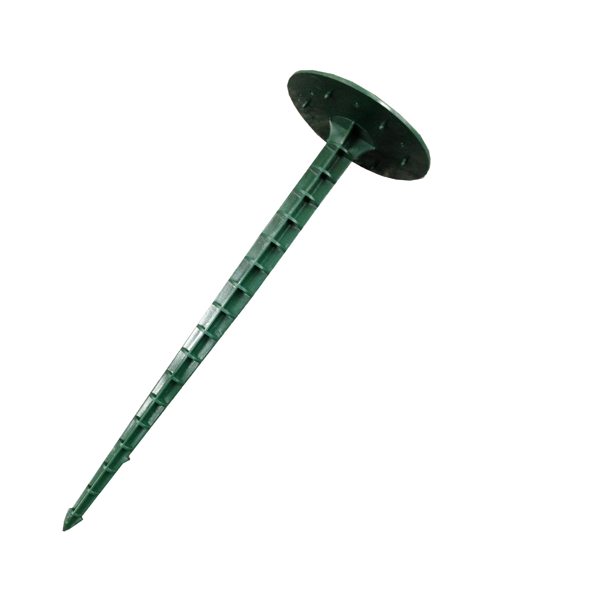 Set di 50 Chiodi a Terra 18 cm - Per Fissare Teloni di Copertura - Picchetti Telo Pacciamatura - Colore Verde scuro - Japan Brand