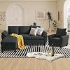 3 Pieces Sofa Set for Living Room with Sofa, Storage Ottoman and Single Chair
