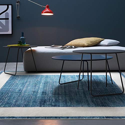 tapijt Modern Rugs tapijt in de woonkamer Slaapkamer Nachtlampjes Deken Soft Lambskin Carpet Fluffy gebied tapijt Koffietafel Mat Vloerkleden (Color : Blue, Grootte : 200 * 300cm) - Afbeelding 8