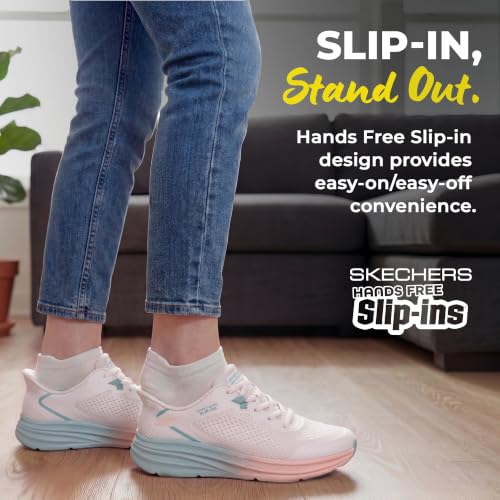 Skechers Damen Bobs Skillz Too Essential Slip-InTurnschuhe, White Multi Knit, 38 EU – Ansicht 3