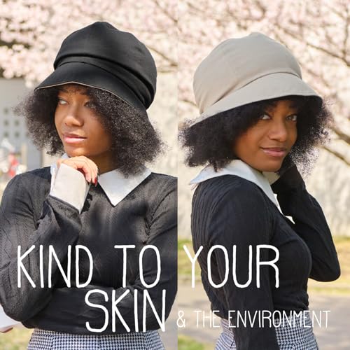 Gorro reversible de algodón orgánico para mujer miniatura 3