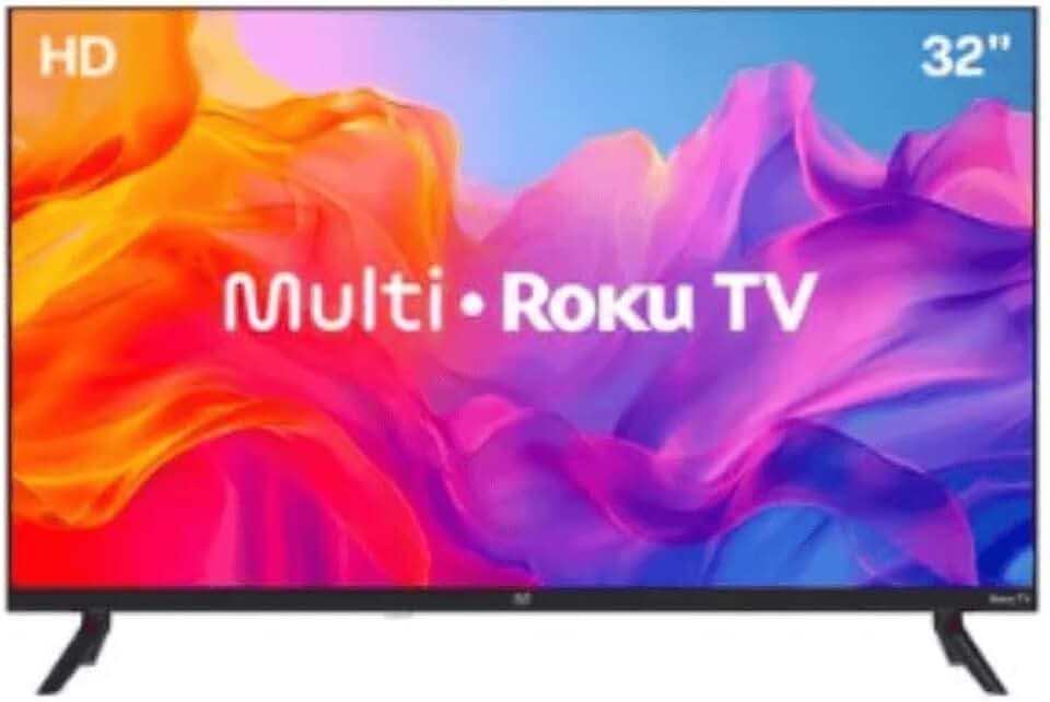 Smart TV Multi Roku 32" HD 3 HDMI 2 USB Compatível com Alexa e Google Home - TL052M