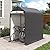 Raysfung Outdoor Storage Shed 6 x 3Ft Heavy Duty Portable Storage Shelter with Roll-up Zipper Door for Bike, Mower, Garden Storage
