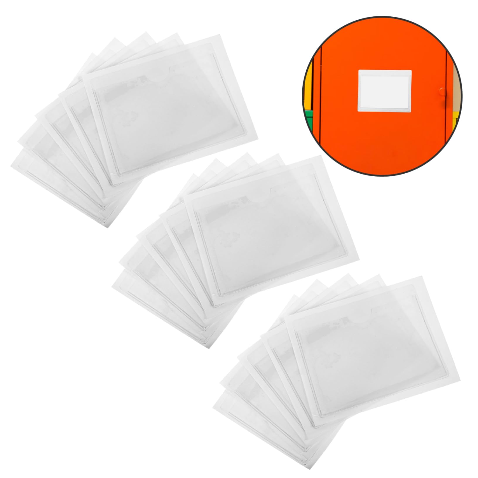 Porte-étiquettes Prix Transparent Lot De 30 étiquettes De Prix Transparentes STOBOK - Porte-étiquettes Pour étagères Et Présentoirs Lot 30 étiquettes
