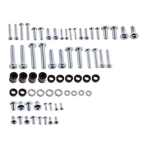 Part King Vesa Bolt/Screw/Washer/Spacer Kit for TV Wall Ceiling Bracket Mounts M4 M5 M6 M8 Cover