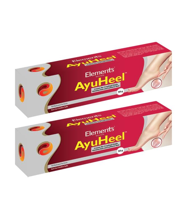 Elements Wellness Ayu Heel Cream | Repairs Cracked Heels & Softens Feet | Moisturizing Foot Care for Smooth, Healthy Skin 100g-picture-56