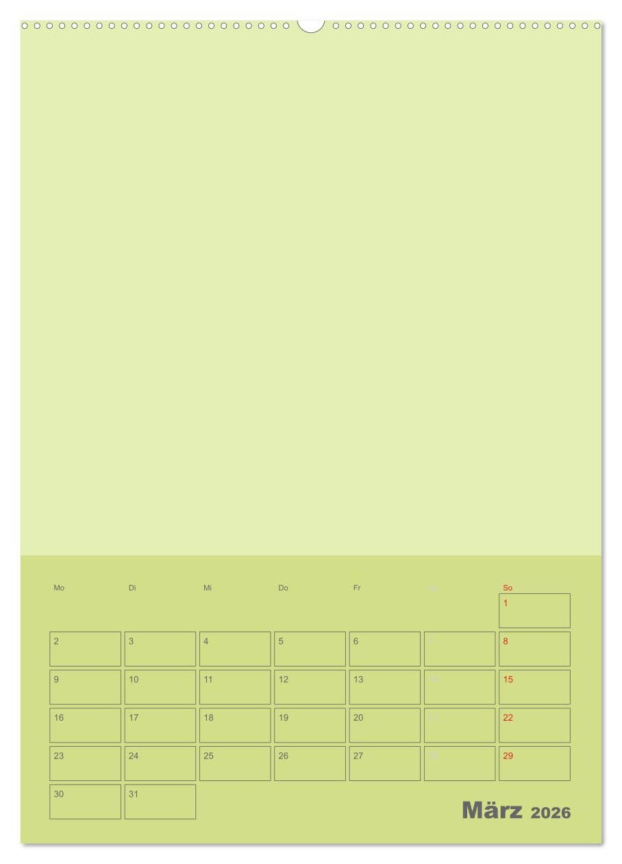 Bastel Terminkalender (Wandkalender 2026 DIN A2 hoch), CALVENDO Monatskalender