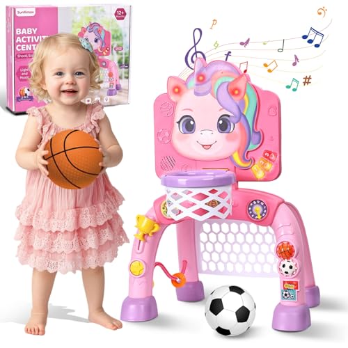 Toddler Basketball Hoop&Soccer Goal,Toys 3+ Year Old
