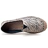 Kentti Hand Stitched Colorful Art Line Canvas Men's Espadrilles Blue- 7 UK #3