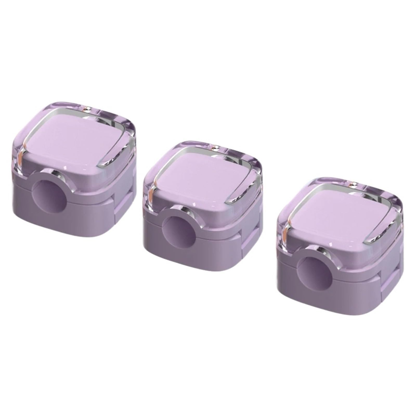 3pcs Cable Clips - Adjustable Cord Holders for Desk Cable Management(3PCS Purple)