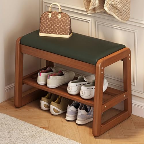 Banc à chaussures confortable pour éviter de se baisser dans l'entrée