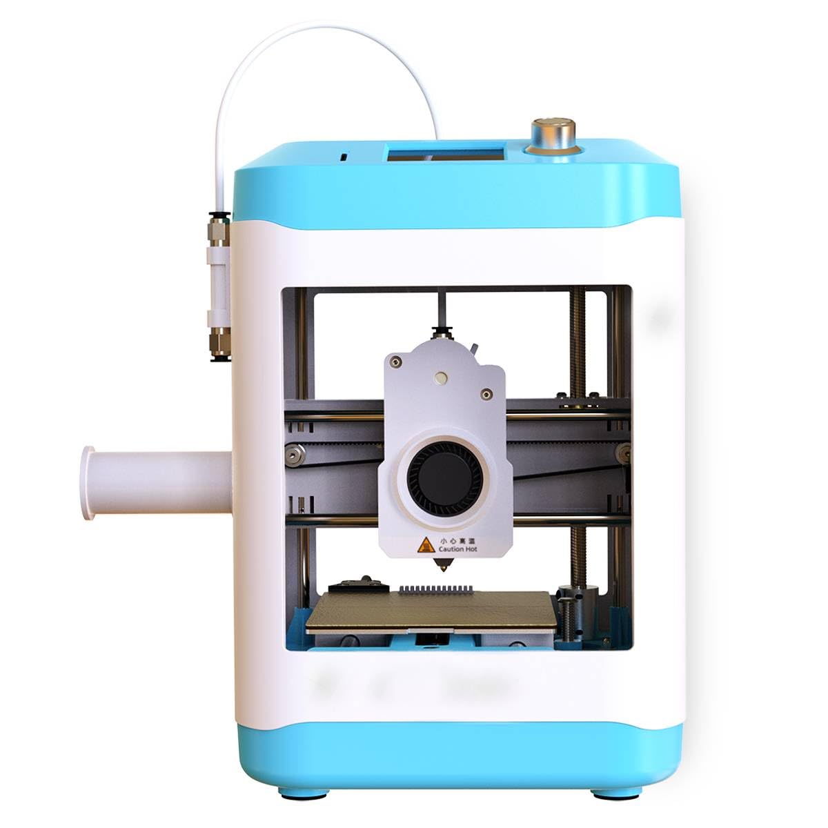 Stampante 3D M1 Mini ad Alta Velocità 250mm/s, Livellamento Automatico 16 Punti, Estrusore Direct Drive Dual Gear, Rilevamento Filamento, Schermo LCD 2,4", Piatto PEI Riscaldato