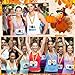 Loetere 24 Pcs Turkey Trot Award Medals 2'' Turkey Race Awards Trophy with Neck Ribbon Thanksgiving Winner Prizes Bulk Gifts for Team Prize Participation Competitions Achievement Party Favors